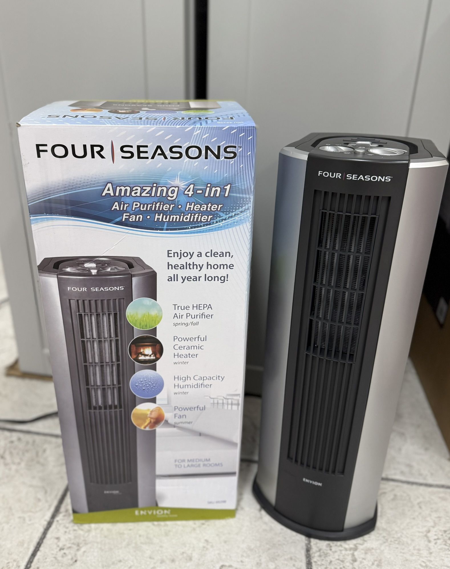 Four Seasons - HEATER Air Purifier/Heater/Fan/Humidifier — 4-in-1