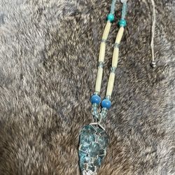 Arrow Head Wire Wrapped Necklace