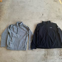 2 Mens North face Zip Up Large/XLarge 
