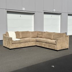 Crate & Barrel 3 Piece Sectional 