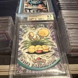 Pokémon EXEGGUTOR TOPS TV POP 1 BECKETT 9.5 1 OF 1