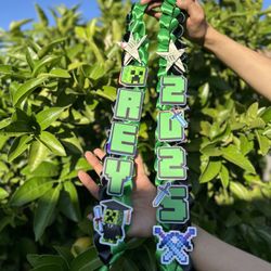2025 Minecraft Themed Graduation Lei