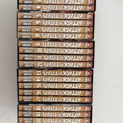 Attack on Titan Manga books paperback lot of 22