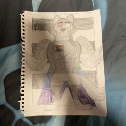 Helluva Boss Vortex Pride Month Straight Alley Fan Drawing 