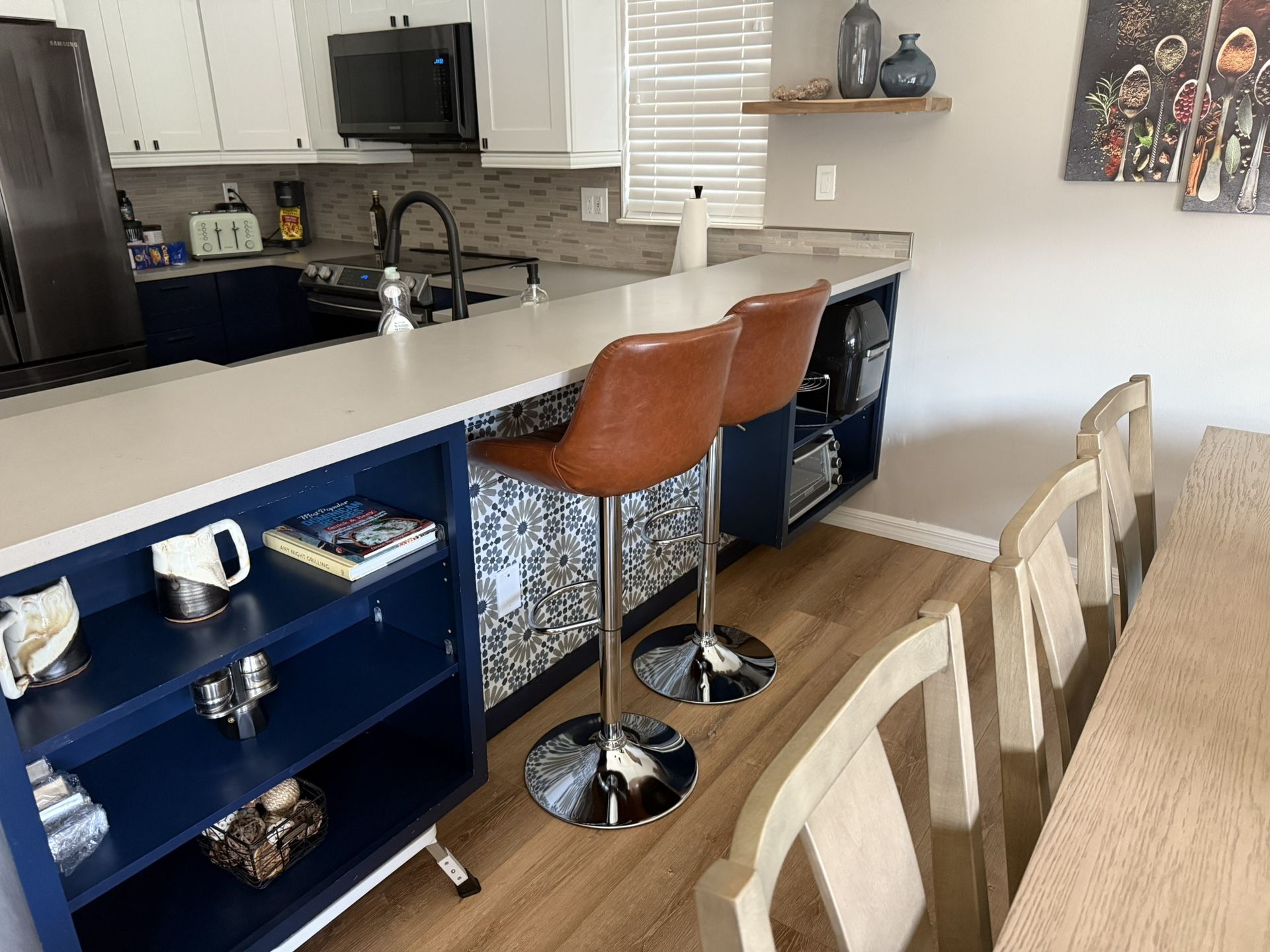 Two Bar Stool Chairs 