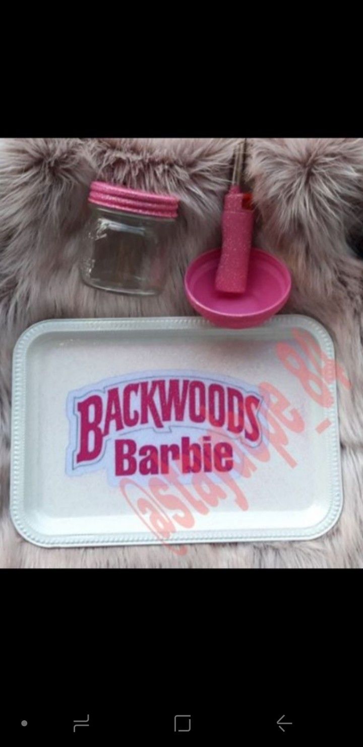 Backwoods barbie rolling tray Customize 💨🌱