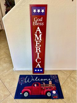 Patriotic Entry Decor