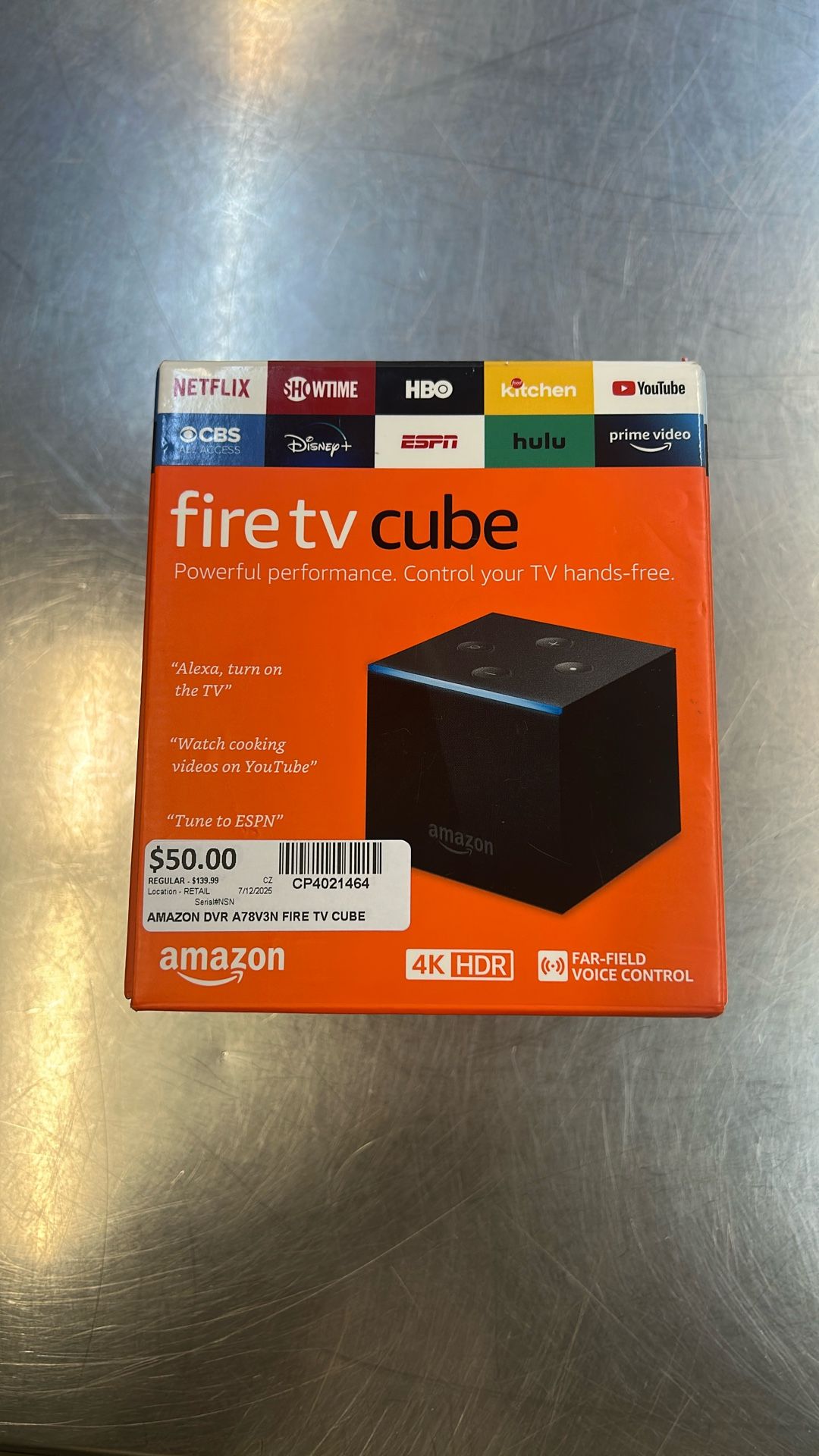 Fire TV cube original box