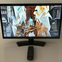 LG 24LF454B 24” inch 720p HD Class LED TV+ Remote