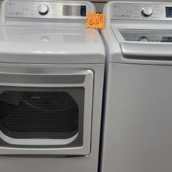 SET LG WASHER AND DRYER ELECTRIC WORK GREAT INCLUDING WARRANTY DELIVERY AVAILABLE 