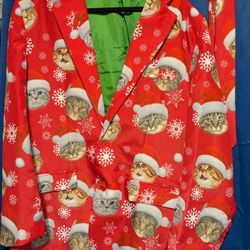Cat Christmas Suit - December 25th brand - XXL