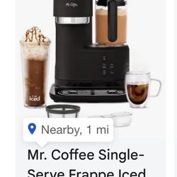 Mr. Coffee Frappe Maker New