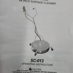 Pavement Pressure Washer Attachement