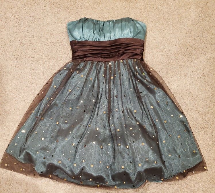 Blondie Nites by Stacy Sklar Strapless Prom Party Dress