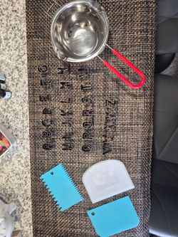 Baking Tool Set with Letter Cookie Cutters
