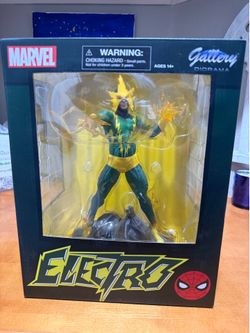 The Diamond Select Toys Marvel Gallery Comic Electro PVC Statue