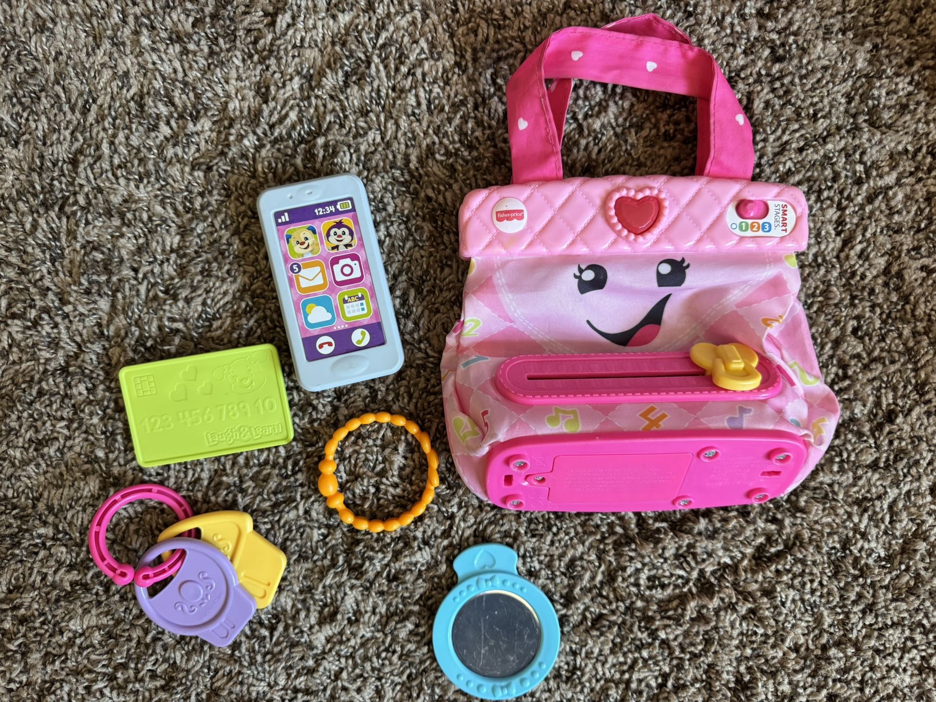 Fisher-Price Baby & Toddler Toy Laugh & Learn My Smart Purse