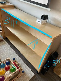 Montessori Toy Rotation Shelf
