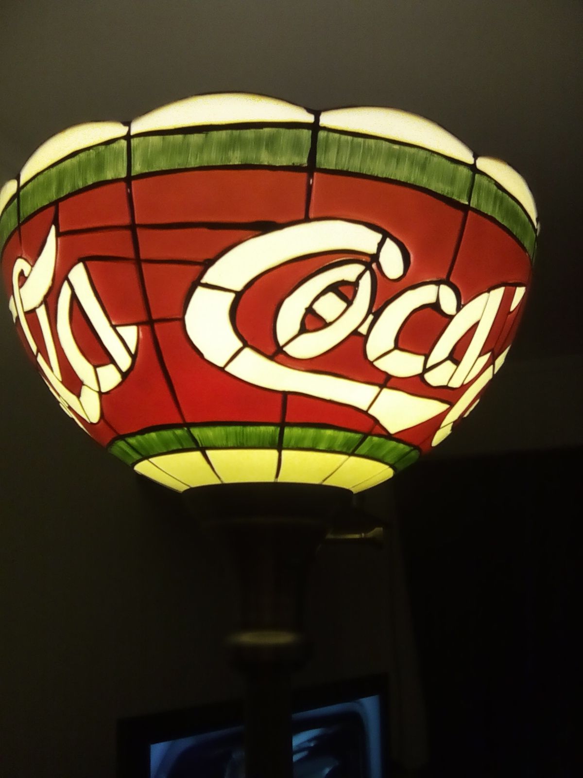 Vintage coca cola floor lamp