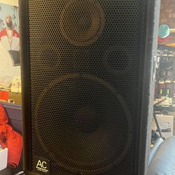 2 Audio Centron 150w  Speakers And Stereo Power Amplifier 
