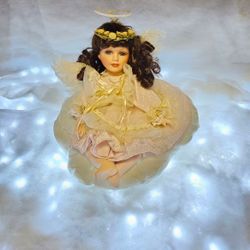 Vintage, Geppeddo Porcelain Hope Angel Doll