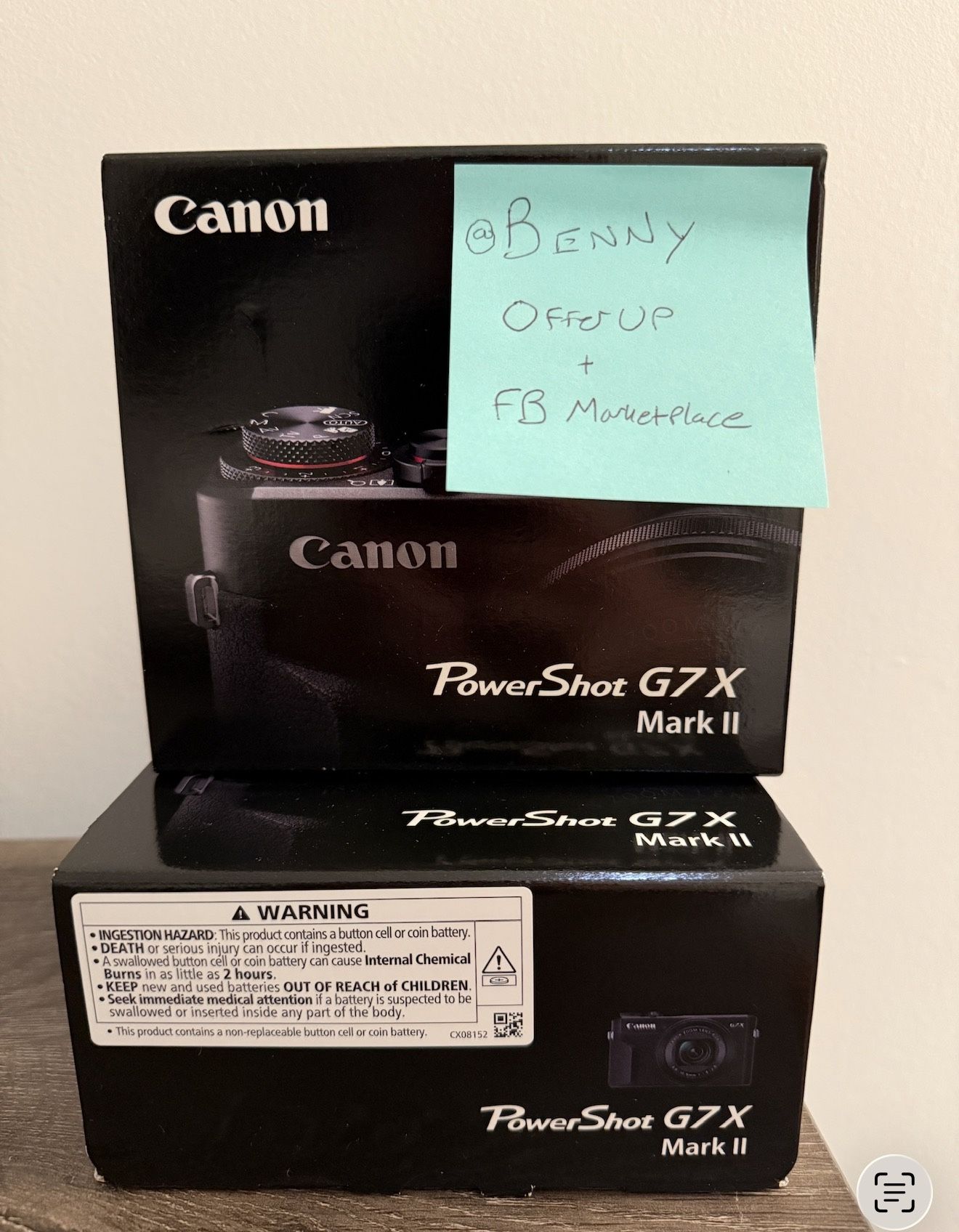 Canon G7X Mark III - Black