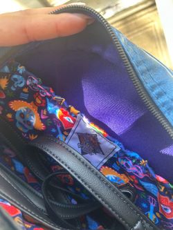 Love pain & stitches purse