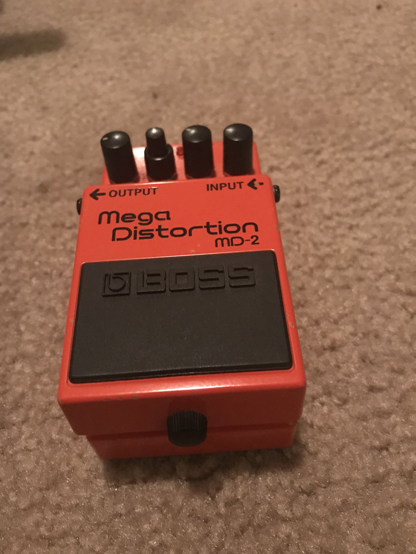 Mega distortion MD2 guitar pedal