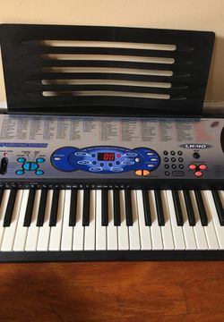 Casio Keyboard LK-40 with book stand for Sale in Crete, IL - OfferUp