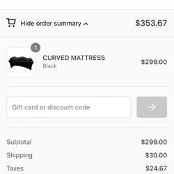 lash  Curved Mattress New N box For Lash Artist Or Esthetician 