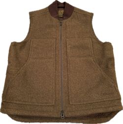 Filson lined mackinaw wool work vest new with tags
