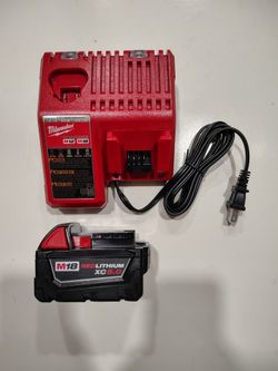 Milwaukee M18 XC5.0 Battery With Charger