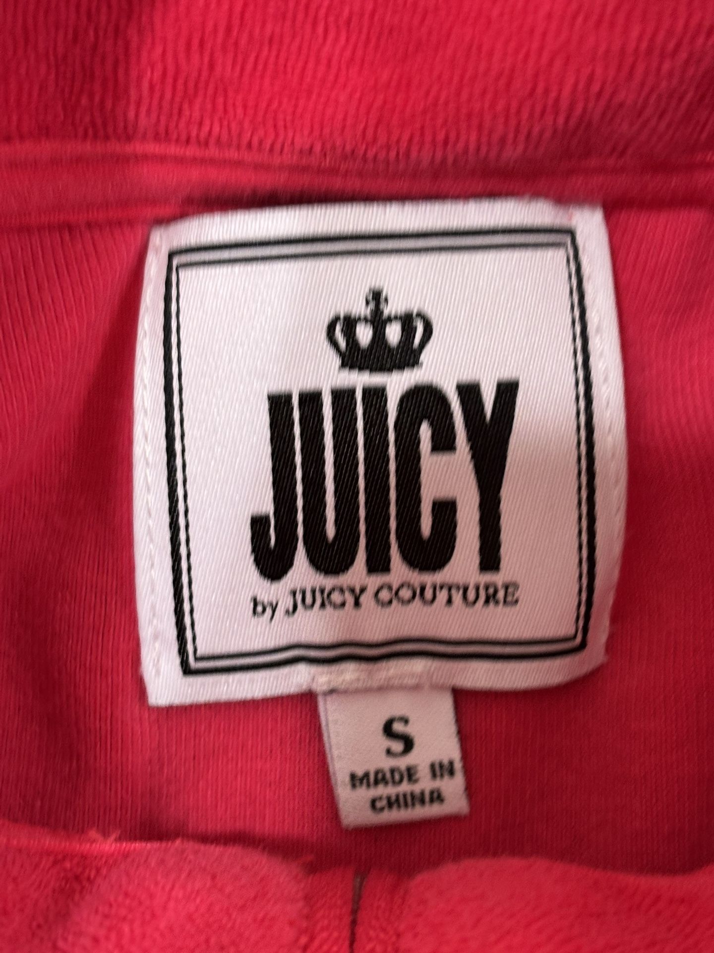 Juicy Couture Women's Pink Terry Cloth Jacket
