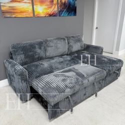 Grey Sofa Sleeper Sectional With Storage 