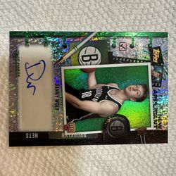 DANNY WOLF - AUTOGRAPHED TOPPS - 33/99 - NEW APPLICANT