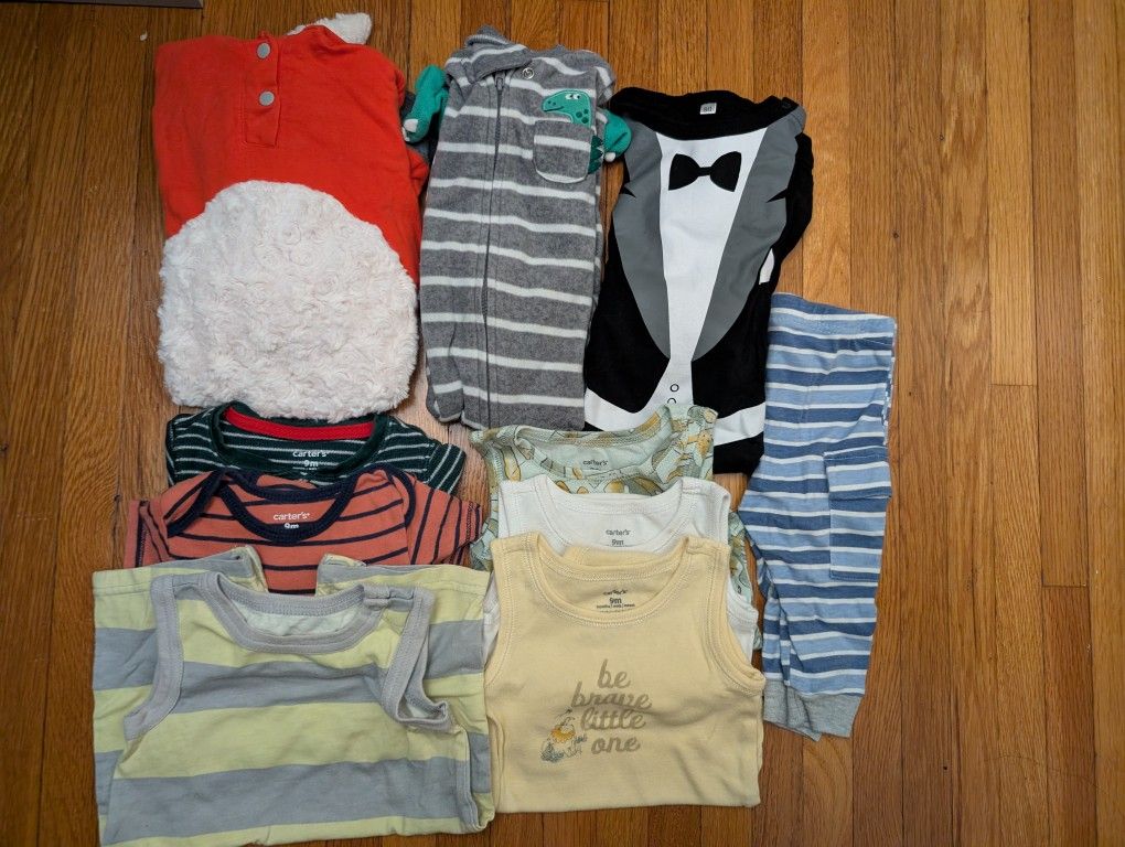 Baby Boy Clothes and Miscellaneous Size 9m