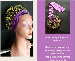High quality African print headwrap