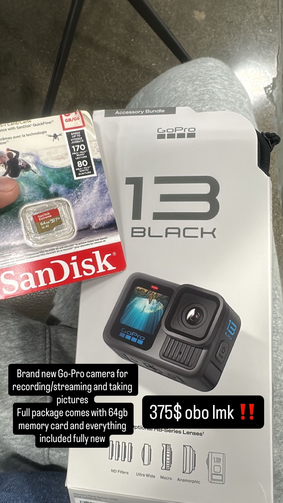 Go-Pro 13 BLACK Bundle