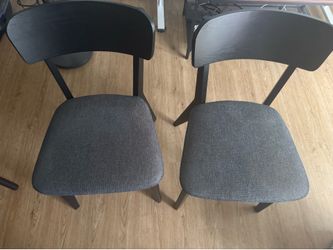 Desk and chairs