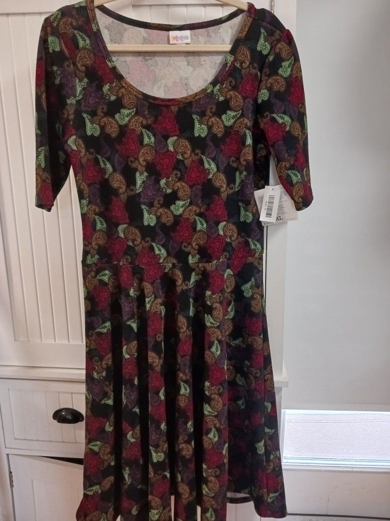 Lularoe Nicole Dress Size Xl
