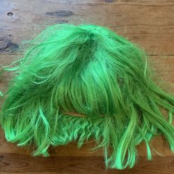 Green  Wig By West Bay —  Bob Cut Wig With Bangs 
