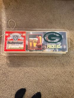 Budweiser Green Bay Packers Vintage Illuminated Plastic Sign