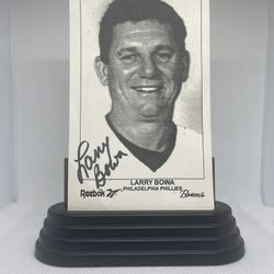 Larry Bowa Reebok, Boscov’s Autograph Pic