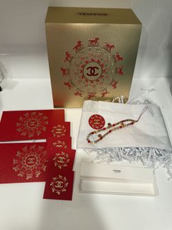 Chanel Year Of The Horse Chinese New Year 2026 Phone Charm, Stickers & Envelopes