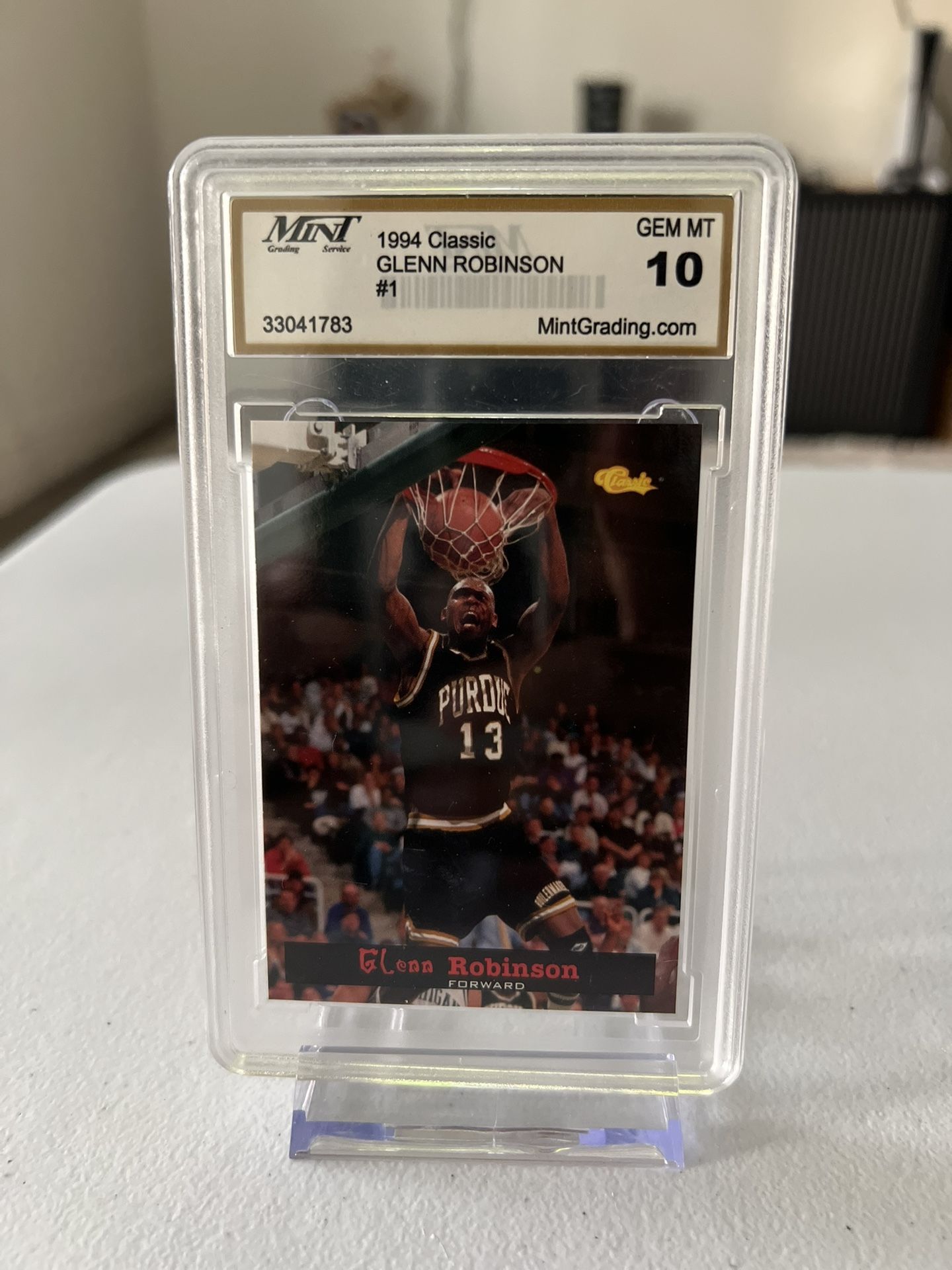 Basketball Card: 1994 Classic Glenn Robinson #1