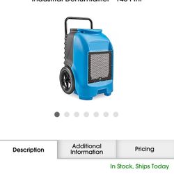 Industrial Dehumidifier - 145 Pint H-10029 - Uline 