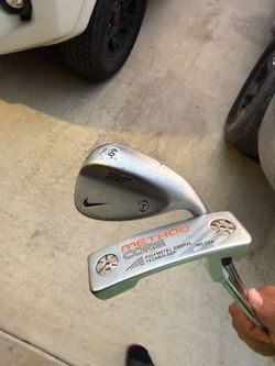 Nike putter and Wedge