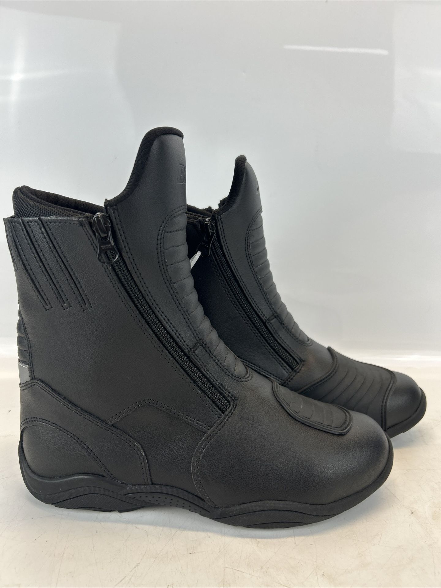 BILT Pro Tour Motorcycle Leather Boots Womens 8 Hot Weather Black