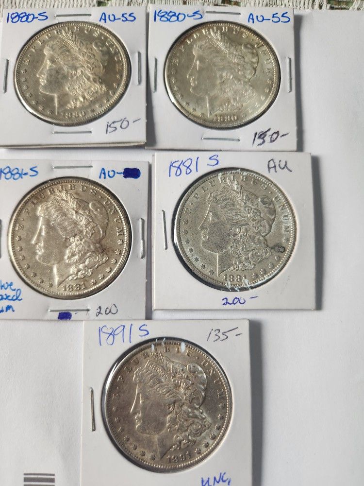 Morgan Silver Dollars S Mint