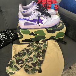 purple BAPE sk8sta